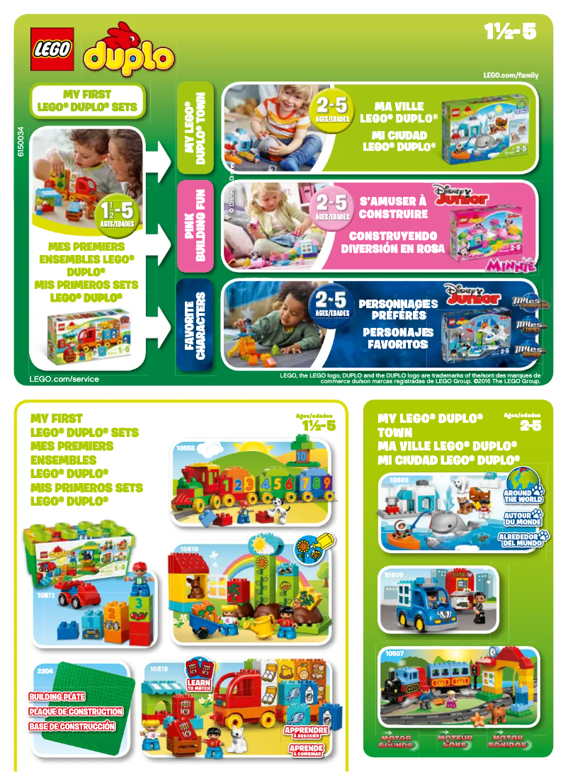 Page n°1 - Manuel utilisateur Lego Duplo 30322