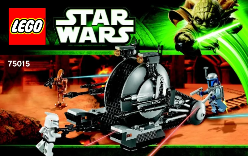 Page n°1 - Manuel utilisateur Lego Corporate Alliance Tank Droid (TM)