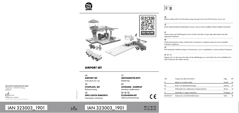 Imagen de la primera página del manual del dispositivo IAN 323003