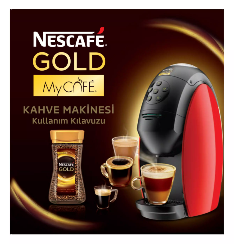 Page n°1 - Manuel utilisateur Nescafé Gold MyCafe