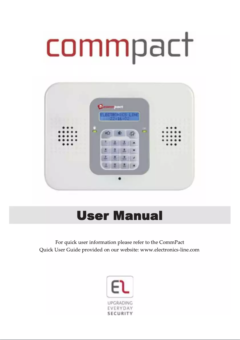 Image de la première page du manuel de l'appareil Commpact