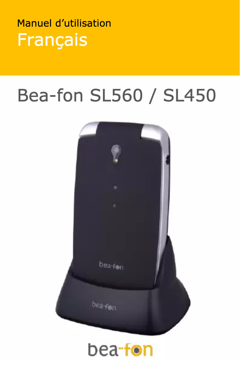 Page 1 de la notice Manuel utilisateur Gigaset SL560