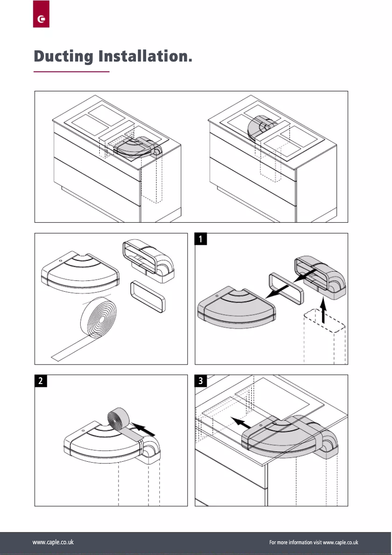 Page n°1 - Guide d'installation Caple DD780BK
