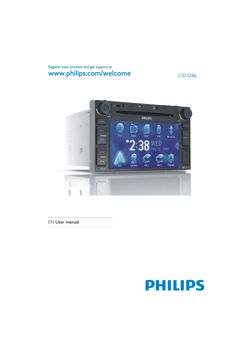 Page n°1 - Mode d'emploi Philips CID3286