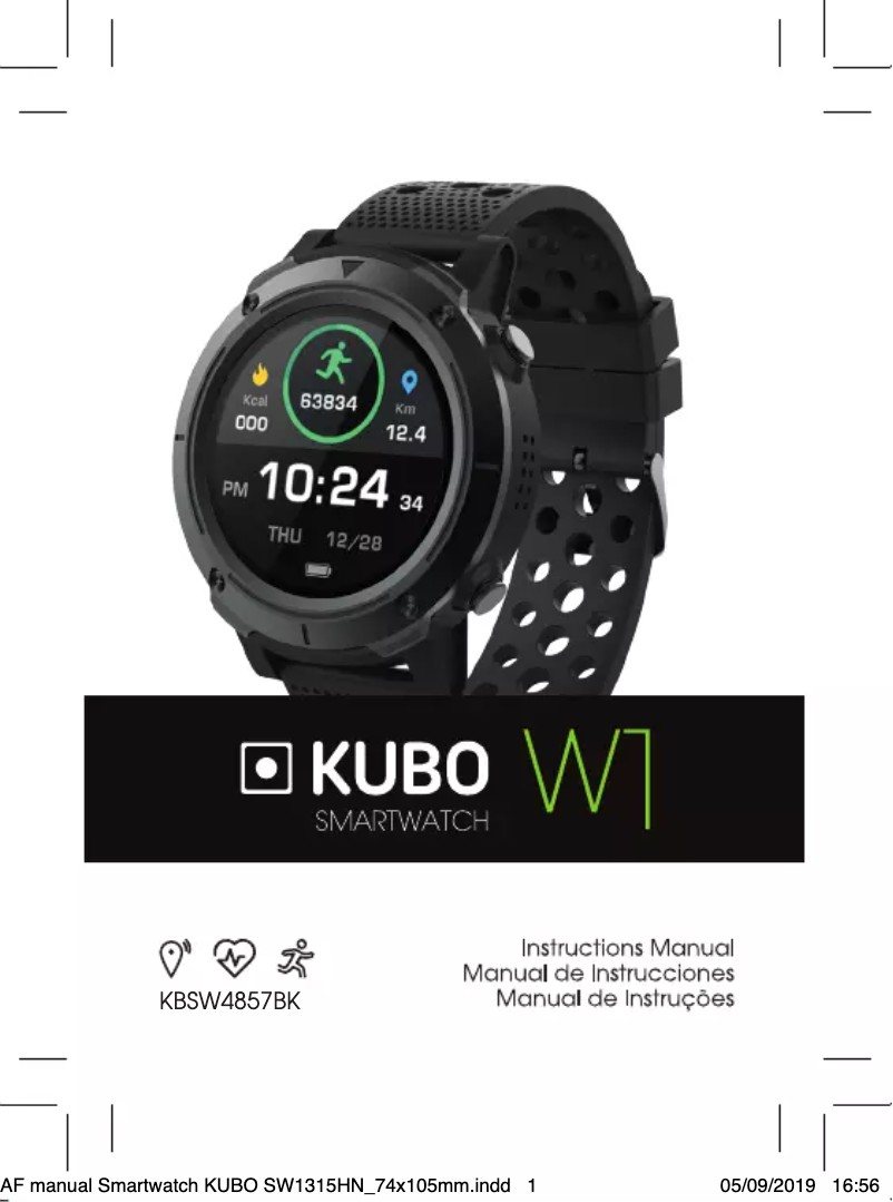 Image de la première page du manuel de l'appareil KBSW4857