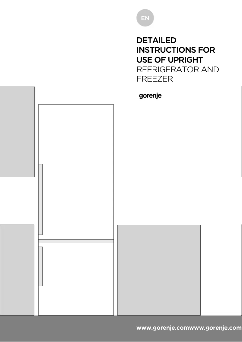 Page 1 de la notice Manuel utilisateur Gorenje RK6193LRD