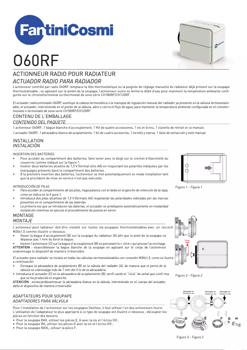 Image de la première page du manuel de l'appareil Intellicomfort+