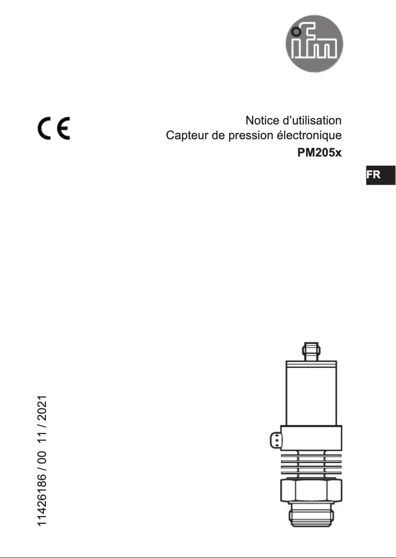 Page n°1 - Manuel utilisateur IFM PM2055