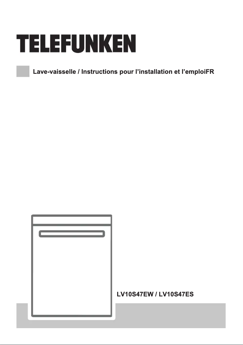 Page n°1 - Manuel utilisateur Telefunken LV10S47EW