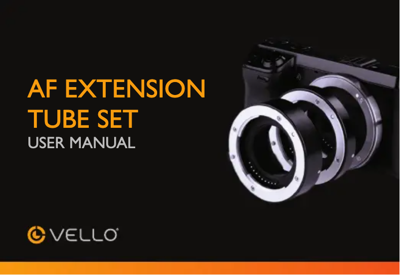 Page n°1 - Manuel utilisateur Vello EXT-FXD2