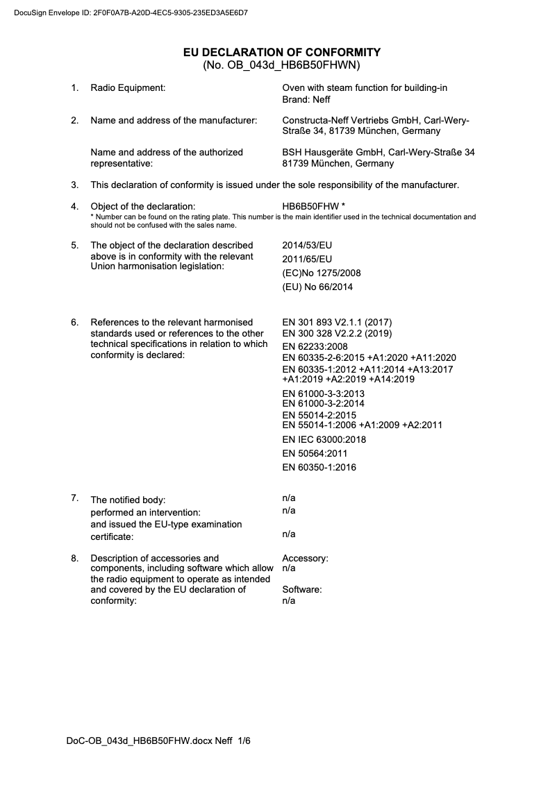 Page n°1 - Mode d'emploi Neff B48FT68G0