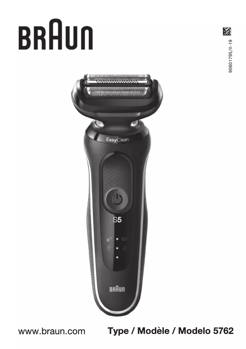 Page n°1 - Manuel utilisateur Braun Series 5 50-B1620s