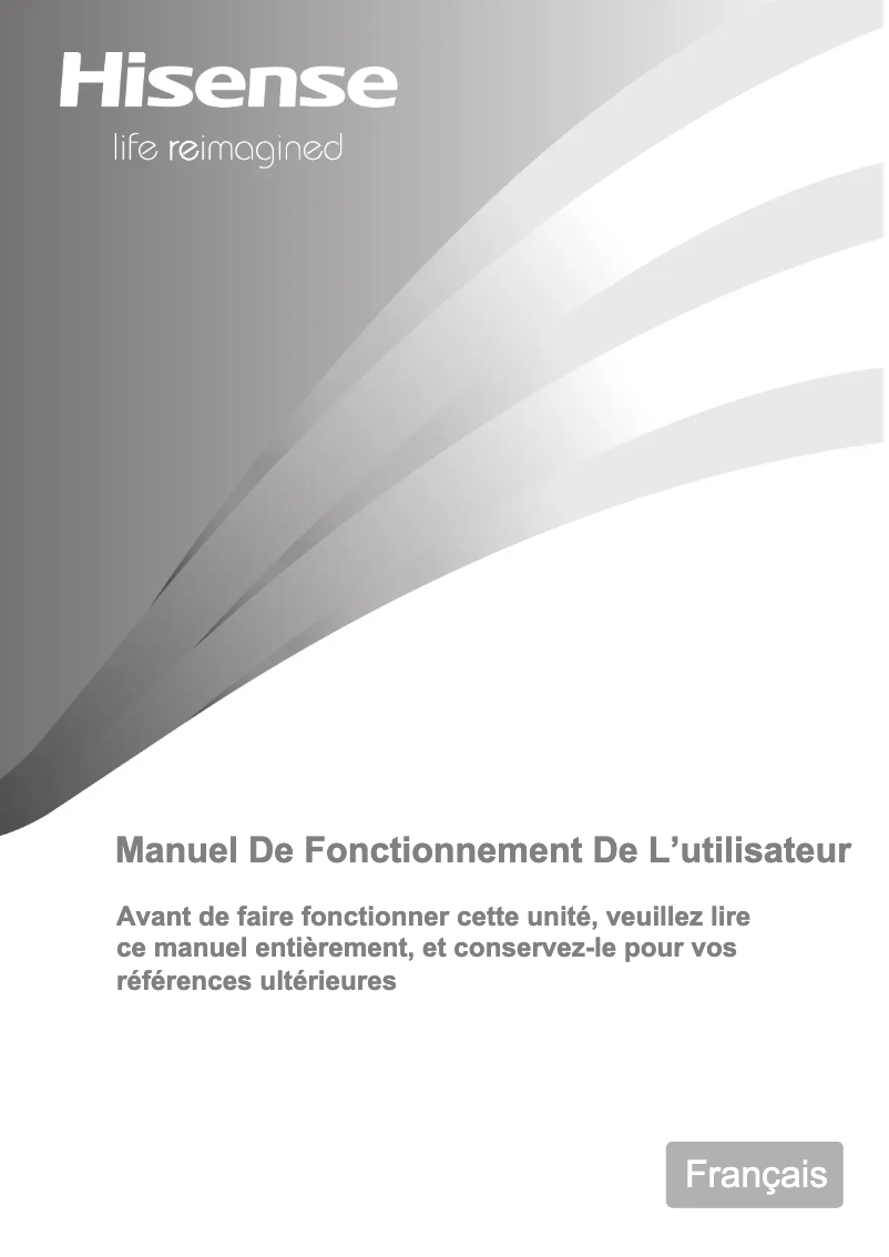 Image de la première page du manuel de l'appareil FCN331AFD
