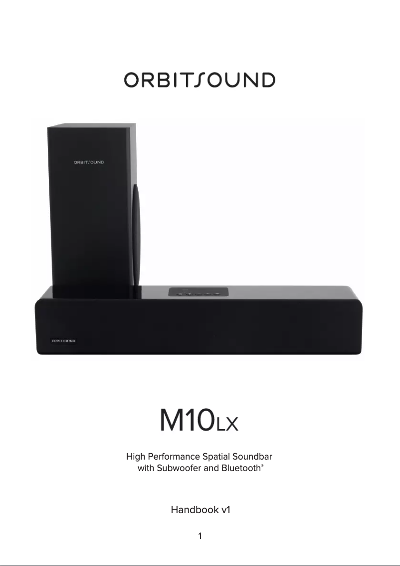 Page n°1 - Manuel utilisateur Orbitsound M10LX