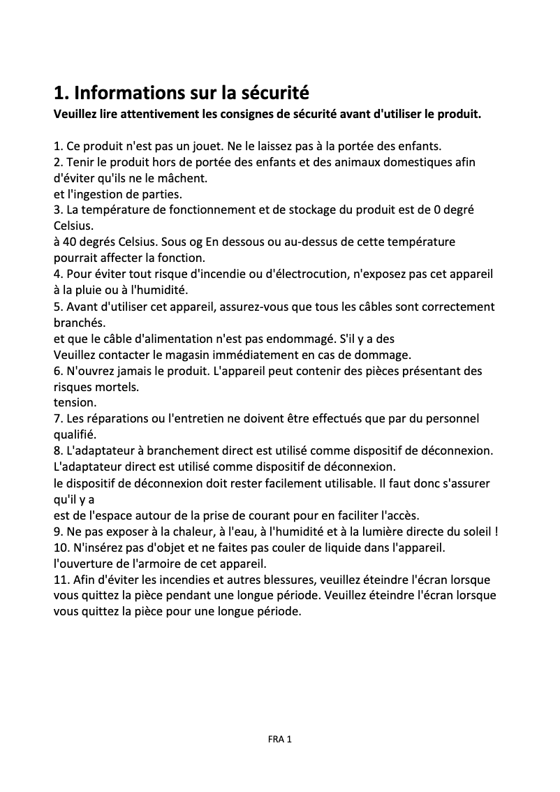 Página 1 del manual Manual de usuario Denver MLE-2705