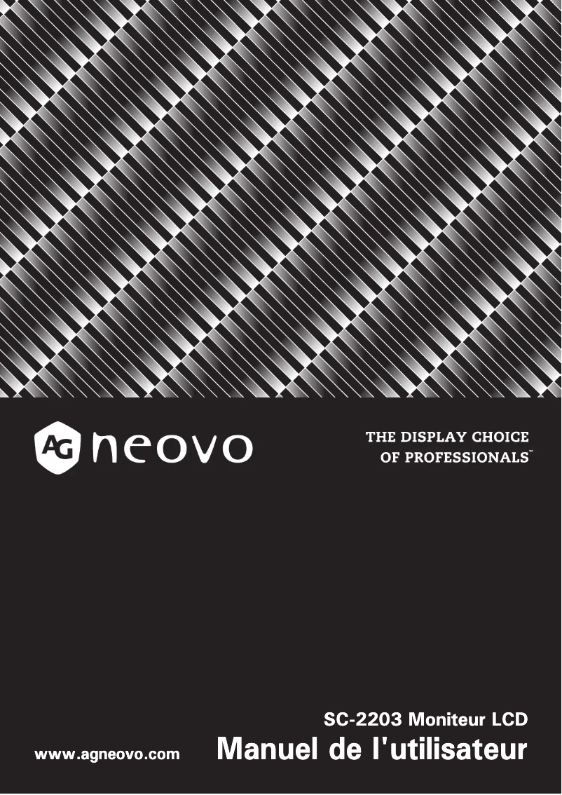 Image de la première page du manuel de l'appareil SC-2203