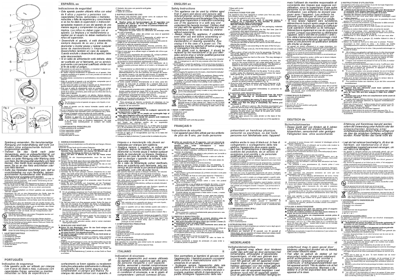 Page 1 de la notice Manuel utilisateur Solac Citro EX6157