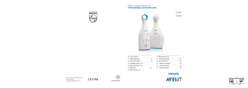 Page 1 de la notice Manuel utilisateur Philips AVENT SCD485