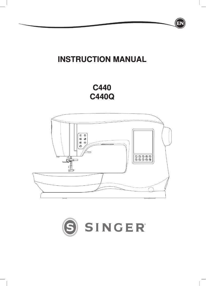 Page n°1 - Manuel utilisateur Singer C440