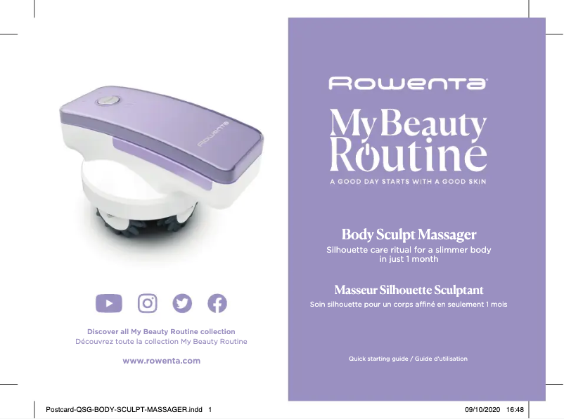 Page 1 de la notice Guide de démarrage rapide Rowenta LY4000