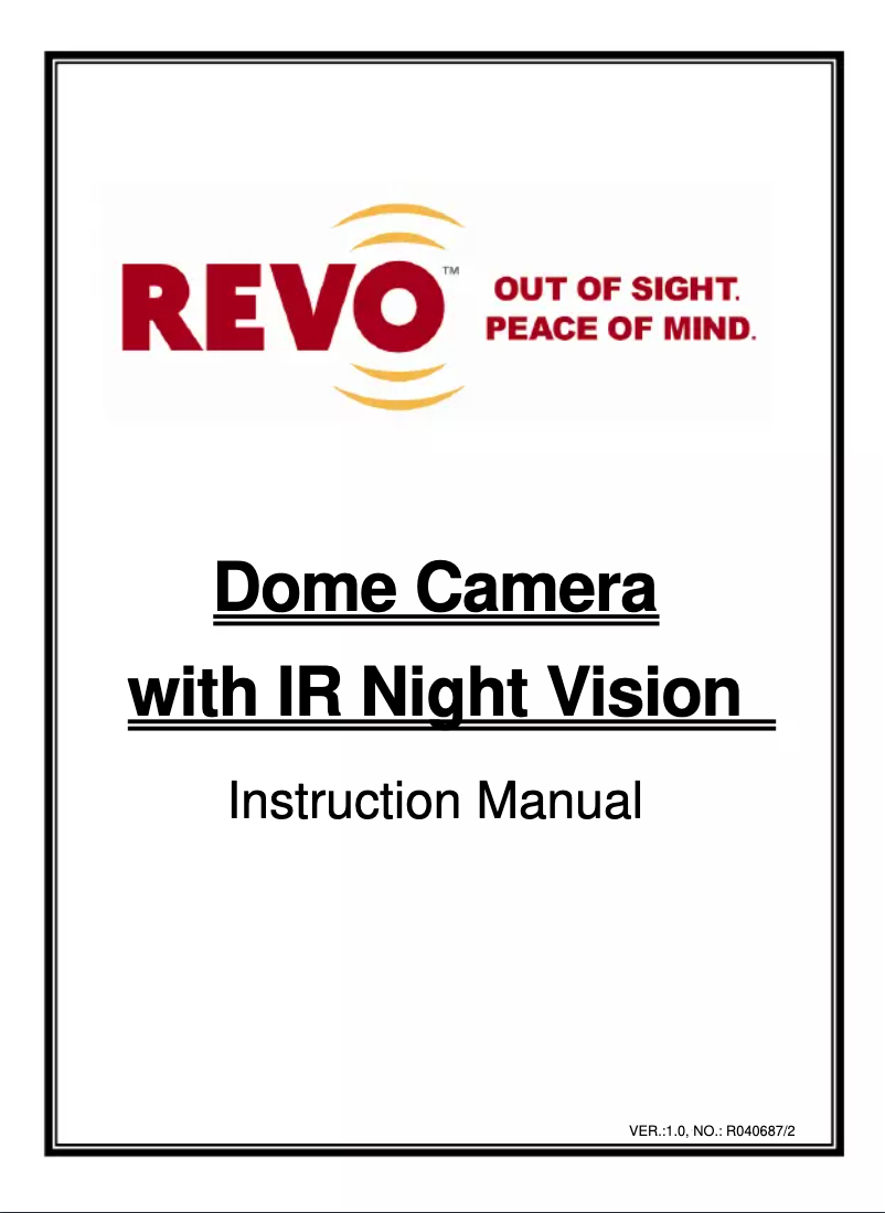 Imagen de la primera página del manual del dispositivo RCDY12-1