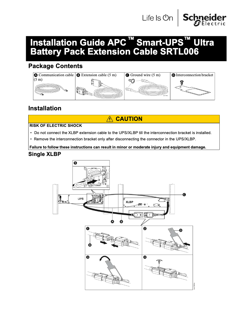 Page n°1 - Manuel utilisateur APC Smart-UPS SRTL006