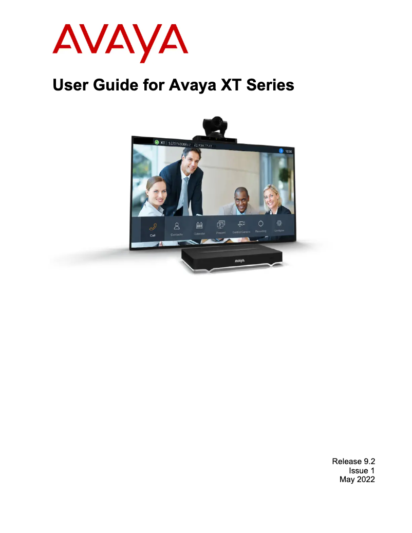 Page 1 de la notice Manuel utilisateur Avaya TC220