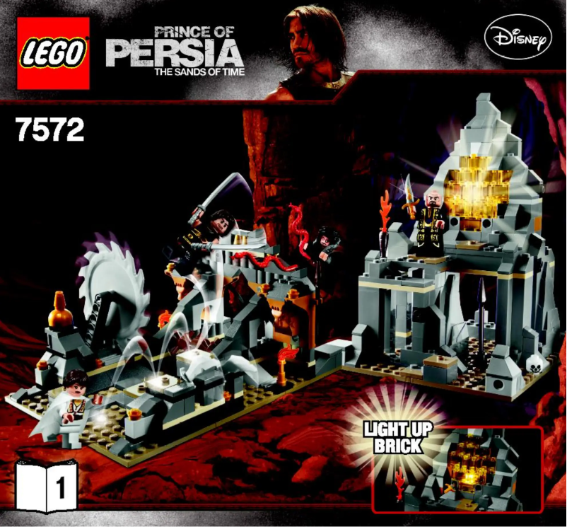 Page 1 de la notice Manuel utilisateur Lego Prince Of Persia 7572