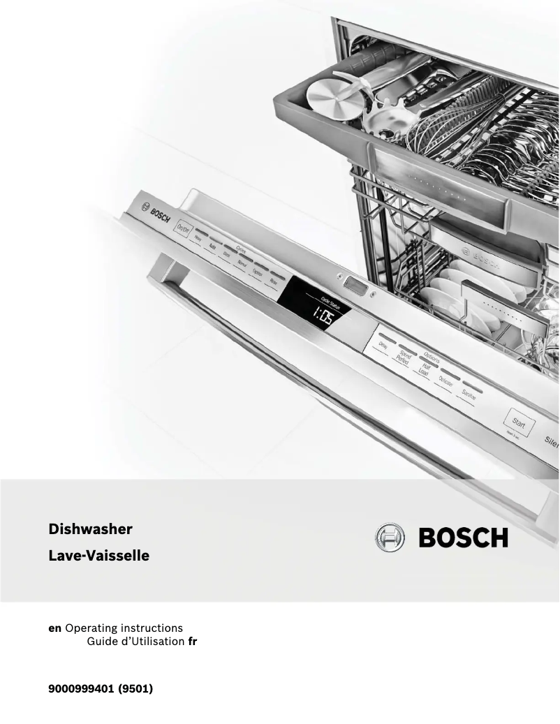 Page 1 of the manual Instruction Manual Bosch SGV68U53UC