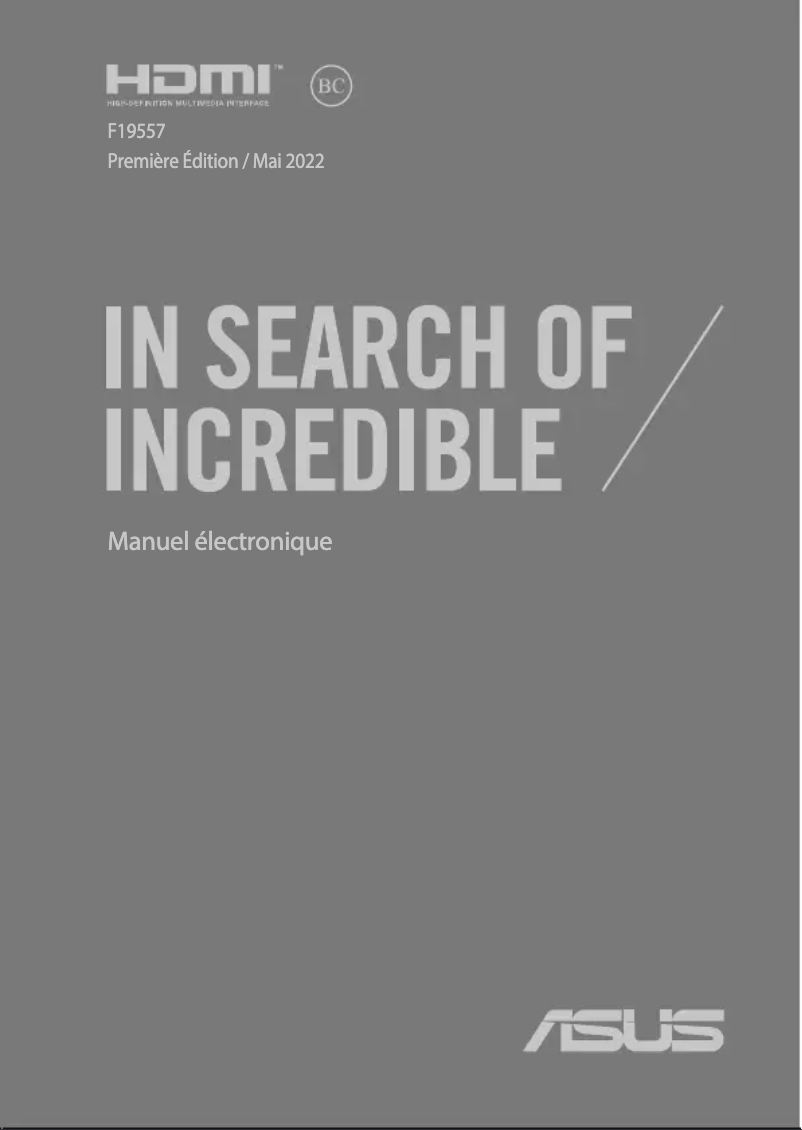 Page n°1 - Manuel utilisateur Asus ExpertBook L2 Flip