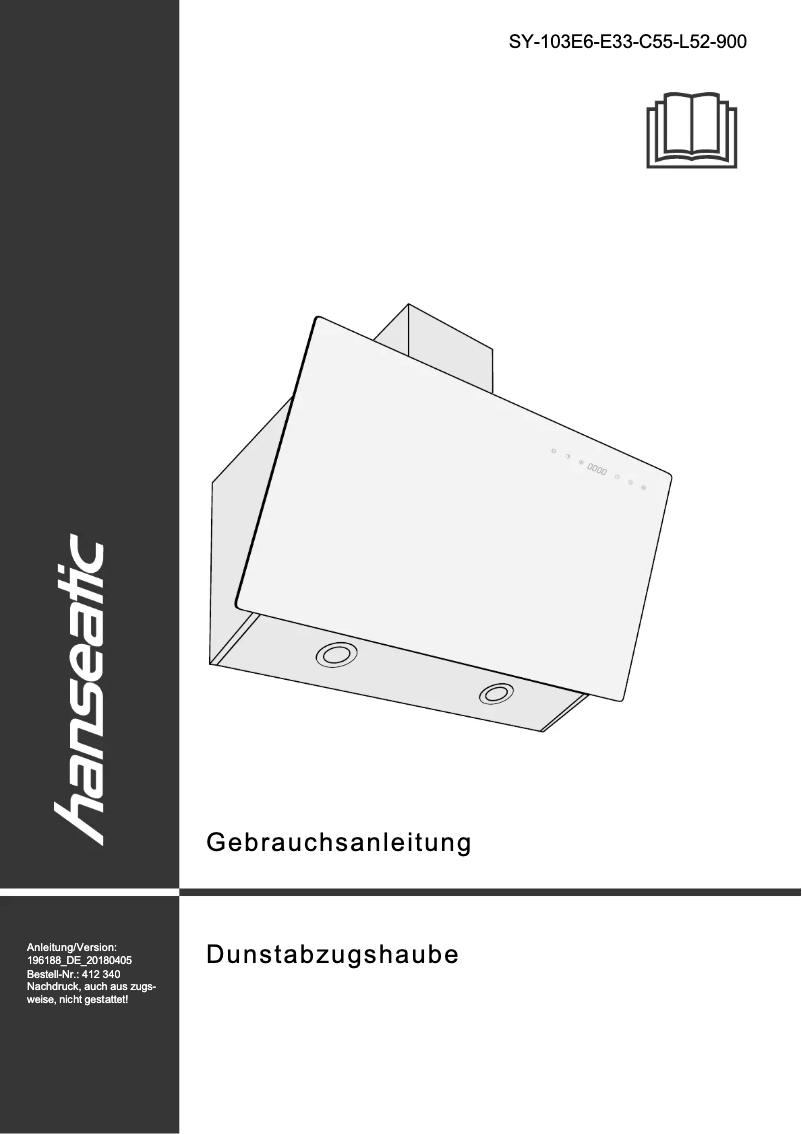 Imagen de la primera página del manual del dispositivo SY-103E6-E33-C55-L52-900