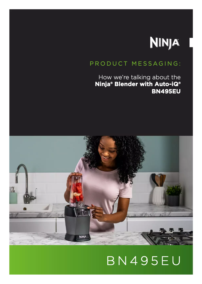 Page n°1 - Fiche technique Ninja BN495EU