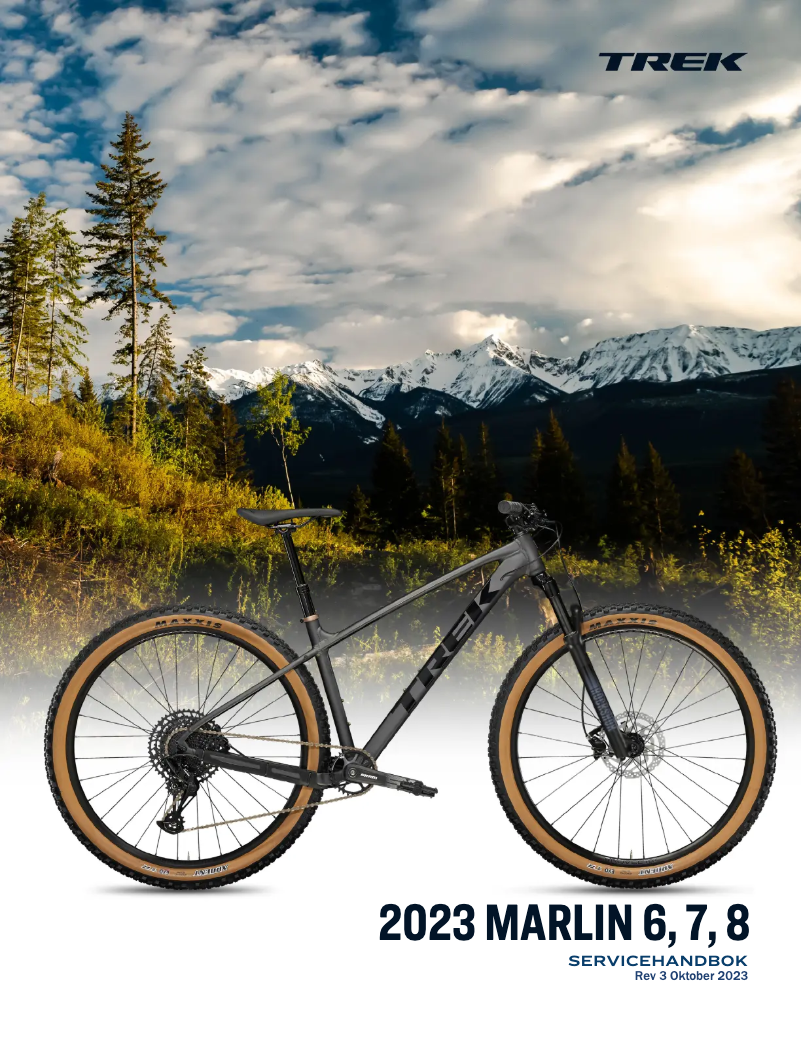 Page 1 de la notice Manuel d'utilisation et d'entretien Trek Marlin 6 Gen 3