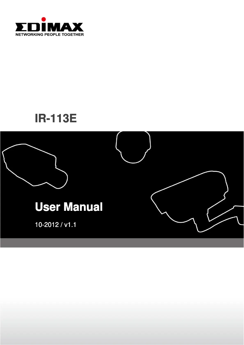 Image de la première page du manuel de l'appareil IR-113E