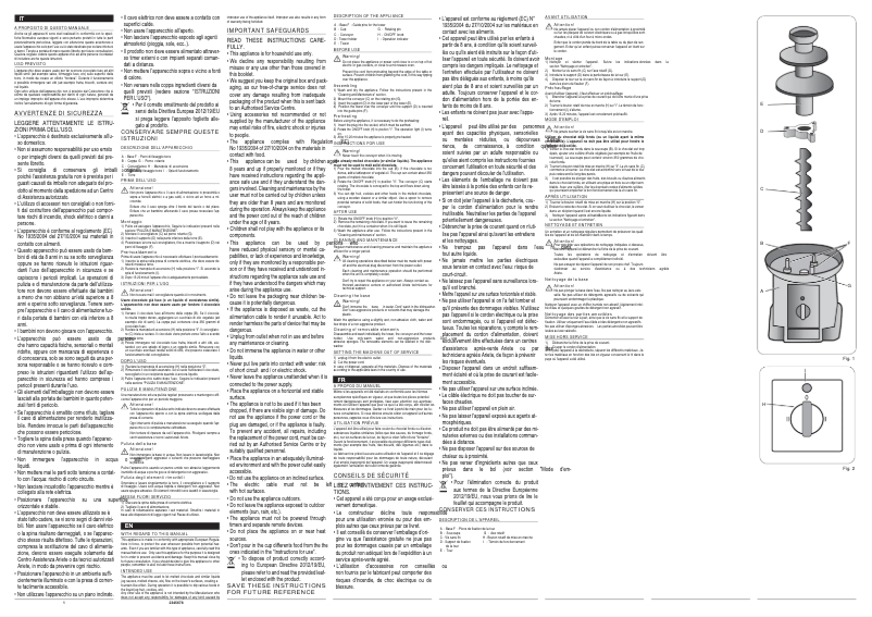 Image de la première page du manuel de l'appareil 2962