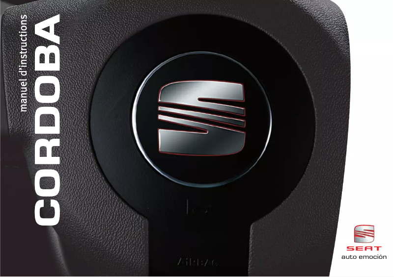 Page 1 de la notice Manuel utilisateur Seat Cordoba (2008)