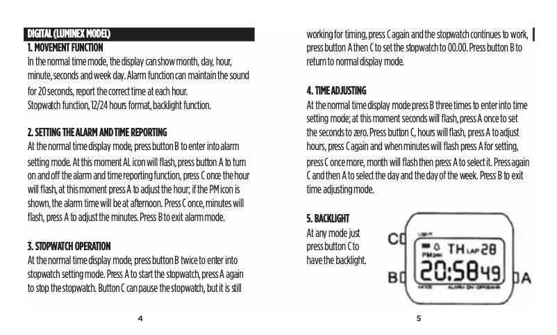 Image de la première page du manuel de l'appareil Luminex