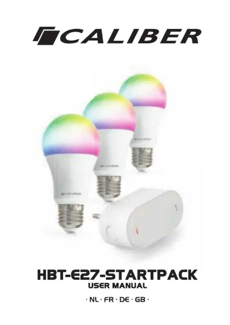 Page 1 de la notice Manuel utilisateur Caliber HBT-E27