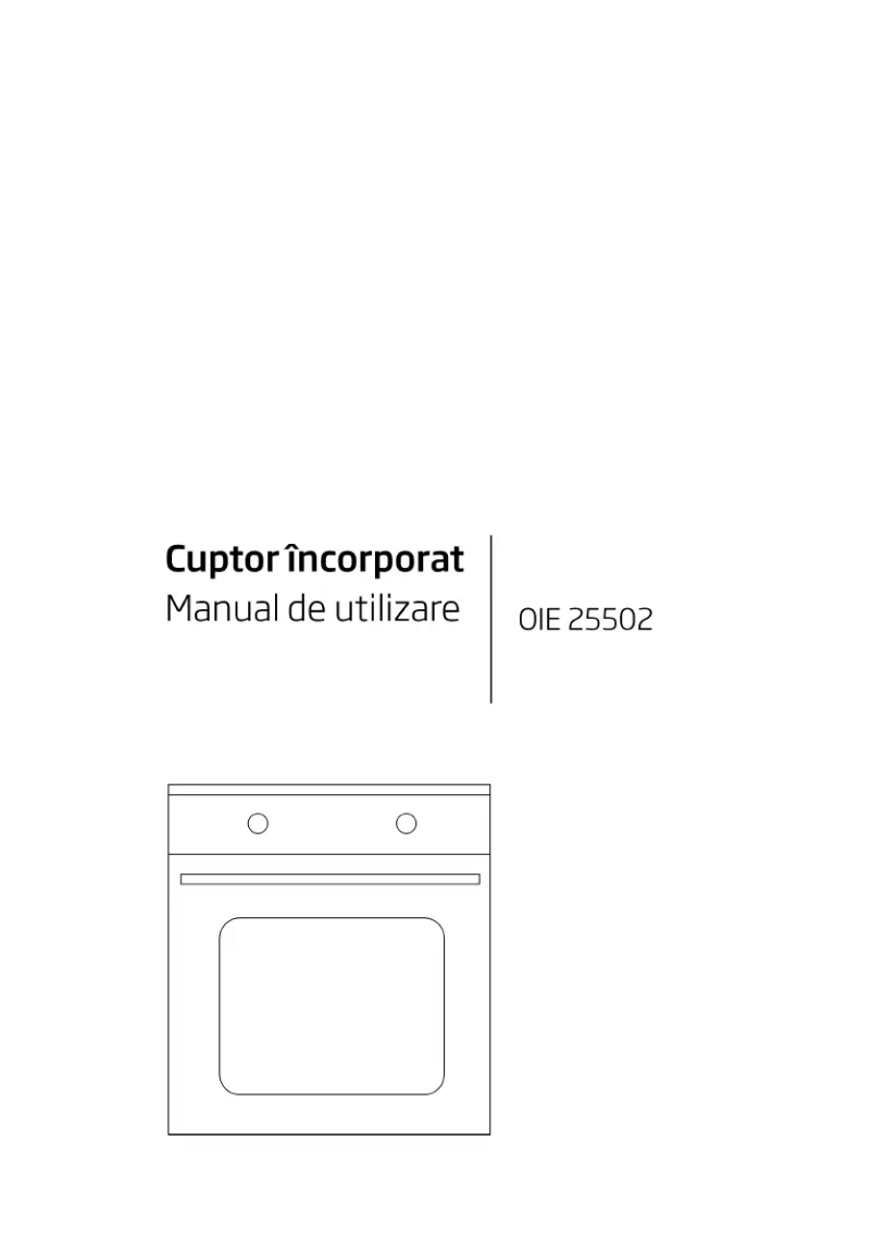Page 1 de la notice Manuel utilisateur Beko OIE 25502 X