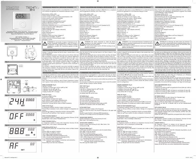 Page 1 de la notice Manuel utilisateur IMIT Techno DPT VR 578127