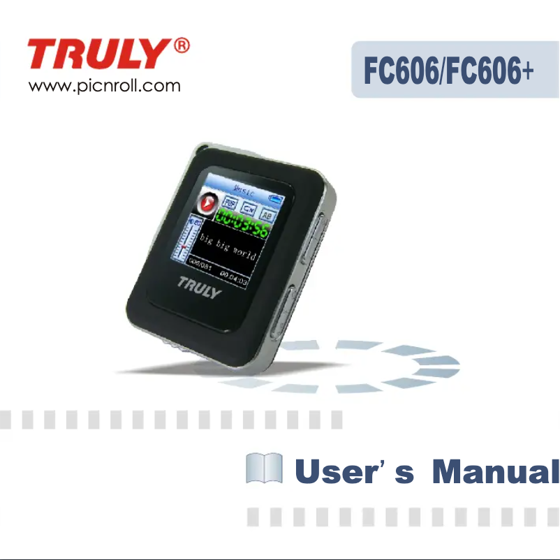 Image de la première page du manuel de l'appareil FC606