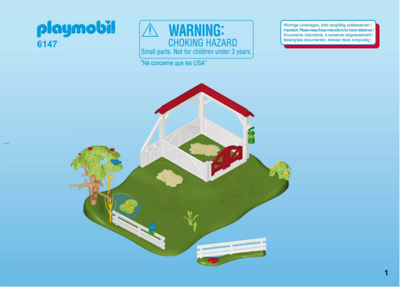 Imagen de la primera página del manual del dispositivo Country Horse Paddock 6147