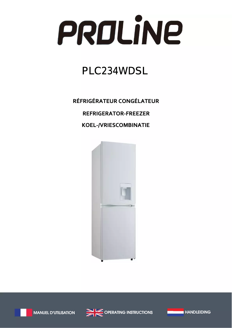 Page n°1 - Manuel utilisateur Proline PLC234WDSL