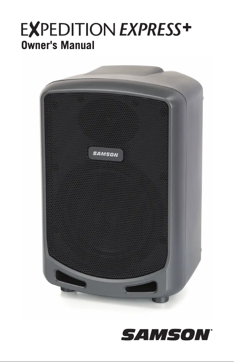 Image de la première page du manuel de l'appareil Expedition Express+