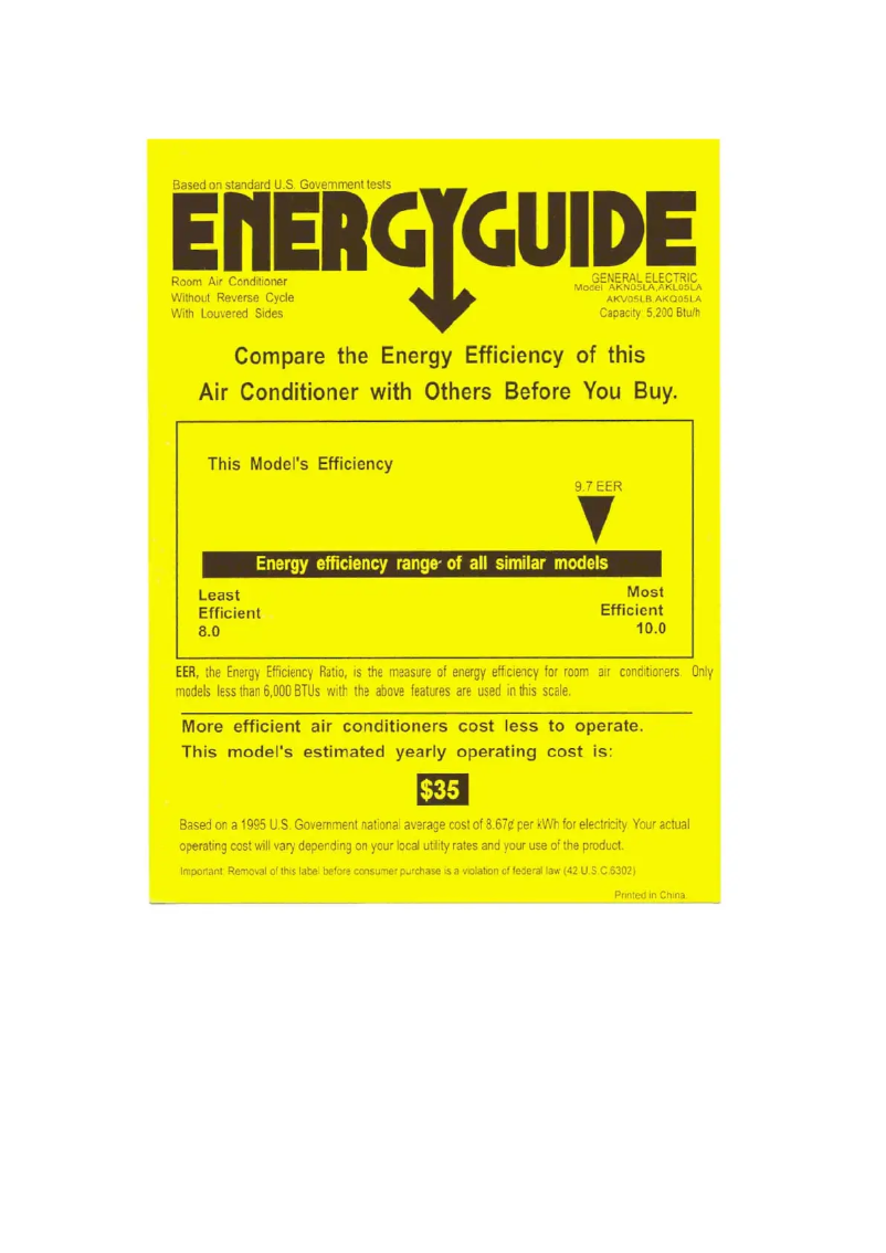 Image de la première page du manuel de l'appareil AKL05LA