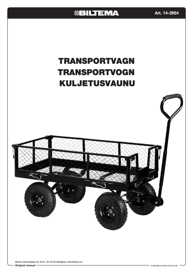 Image de la première page du manuel de l'appareil 14-2654