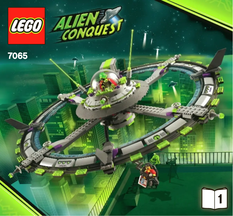 Page n°1 - Manuel utilisateur Lego Alien Mothership