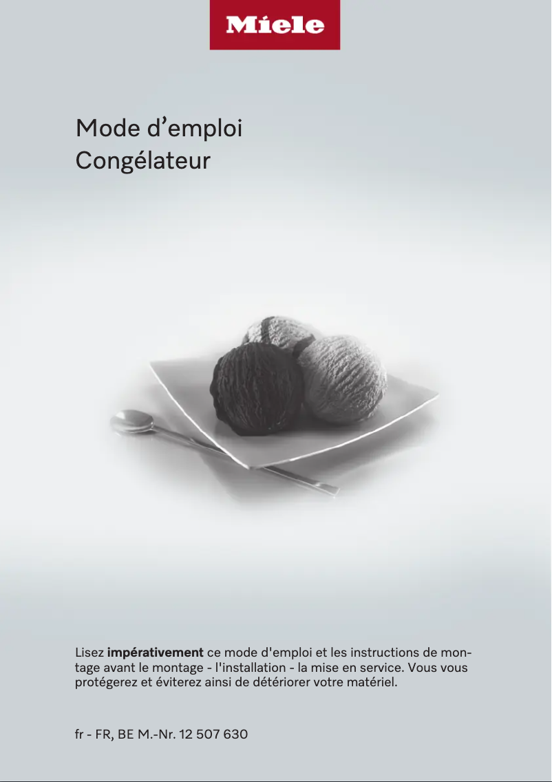 Image de la première page du manuel de l'appareil FNS 7774 D