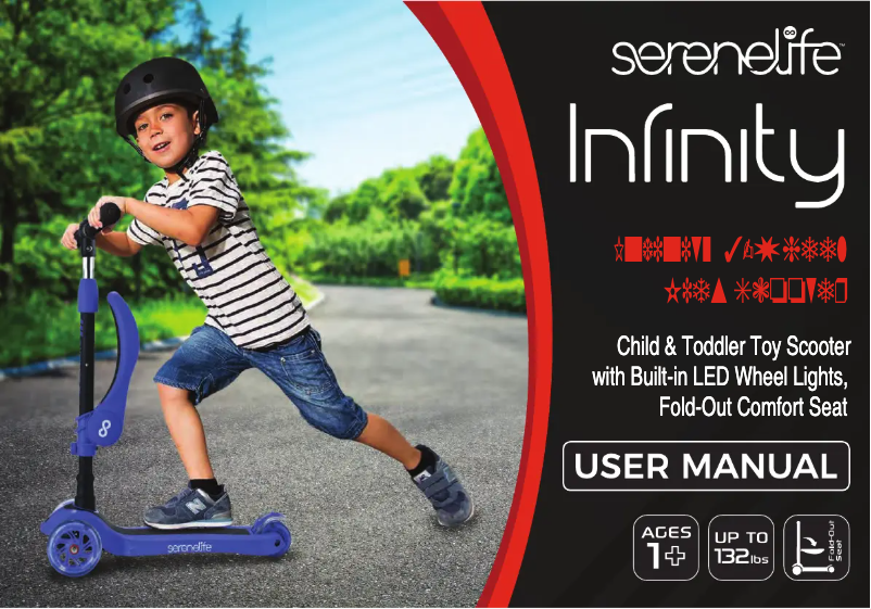 Page 1 de la notice Manuel utilisateur SereneLife Infinity 3 SLKSTIG