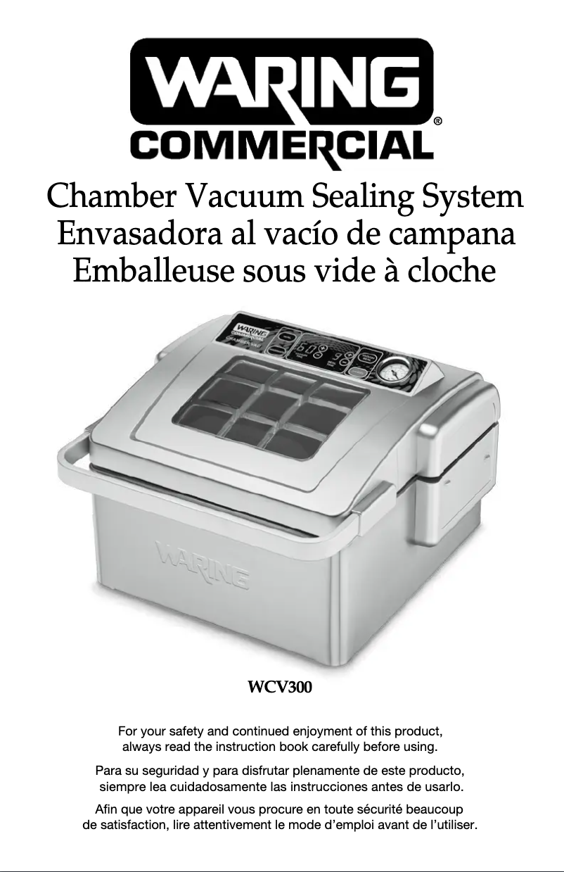 Imagen de la primera página del manual del dispositivo WCV300